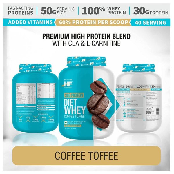HF Series Diet Whey 4.4Lbs (Coffee Toffee) 6