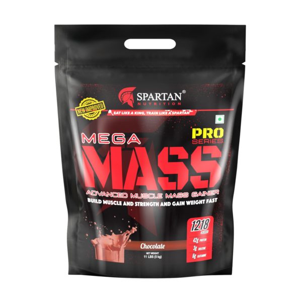 Spartan Nutrition Mega Mass Pro Series 11Lbs (Chocolate)
