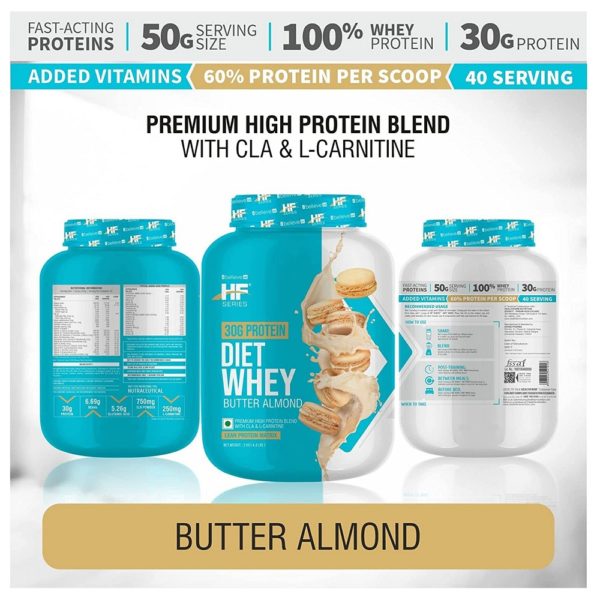 HF Series Diet Whey 4.4Lbs (Butter Almond) 6