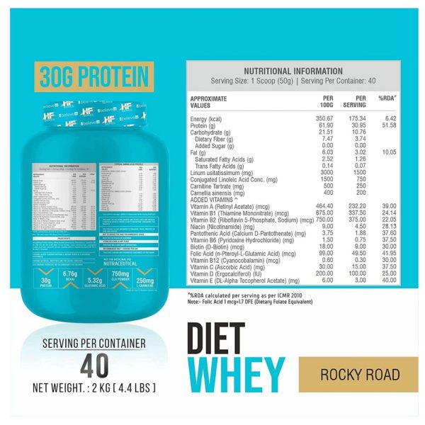 HF Series Diet Whey 4.4Lbs (Rocky Road) 2