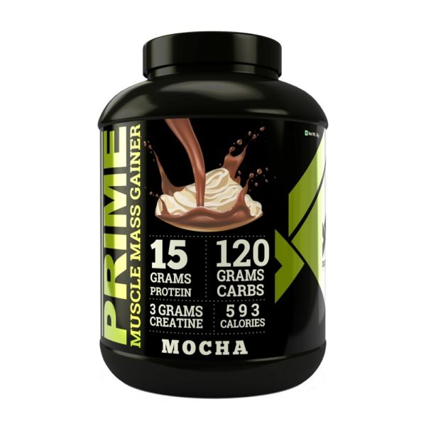 Bigflex Prime Muscle Mass Gainer 3Kg (Mocha)
