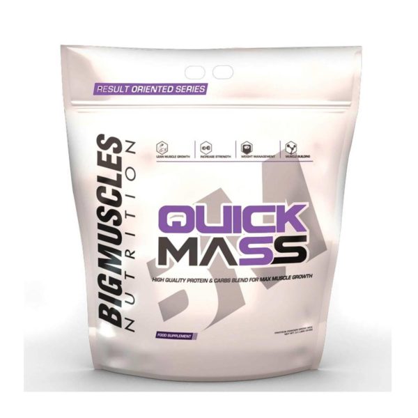 Bigmuscles Nutrition Quick Mass 11 Lbs (Cookie & Cream)