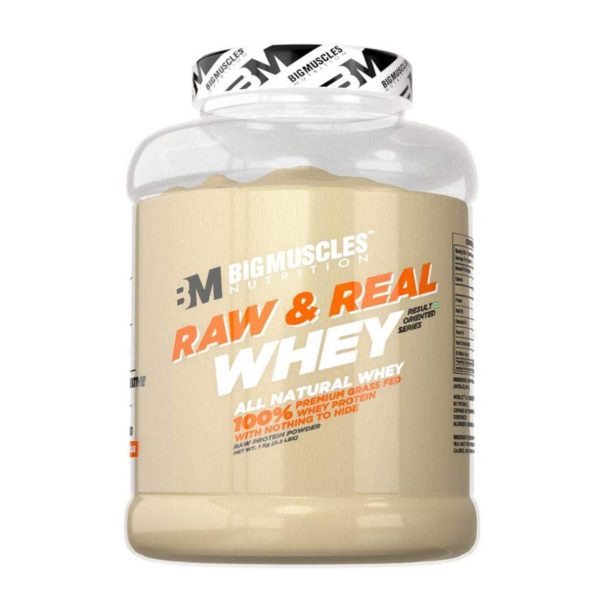 Bigmuscles Nutrition Raw & Real Organic Whey Protein Unflavored 2kg