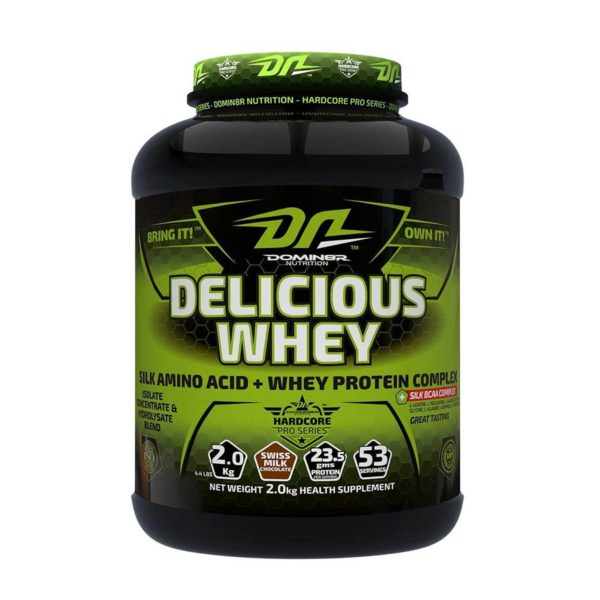 Domin8r Delicious Whey Swiss Milk Chocolate Flavour 4.4 Lbs