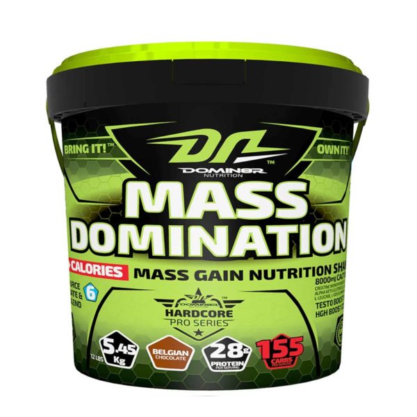 Domin8r Mass Domination Belgium Chocolate Flavour 12 Lbs