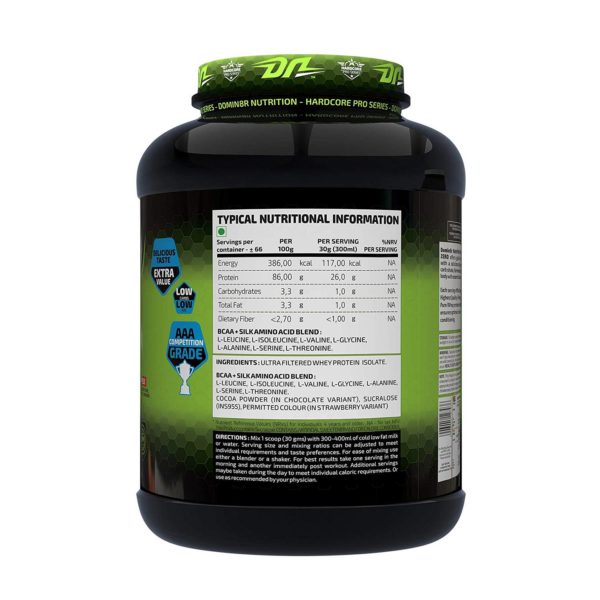 Domin8r Platinum Iso Zero Cookies & Creame Flavour 4.4 Lbs