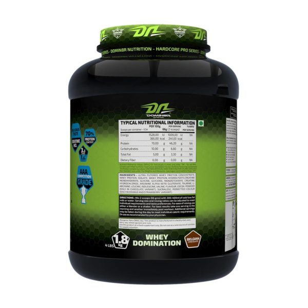 Domin8r Whey Domination Chocolate Flavour 4 Lbs