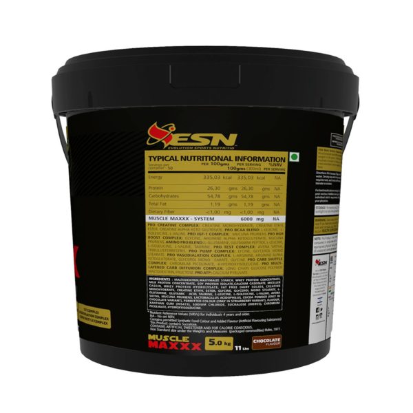 ESN Black Series Muscle Maxxx Chocolate Flavour 11 Lbs