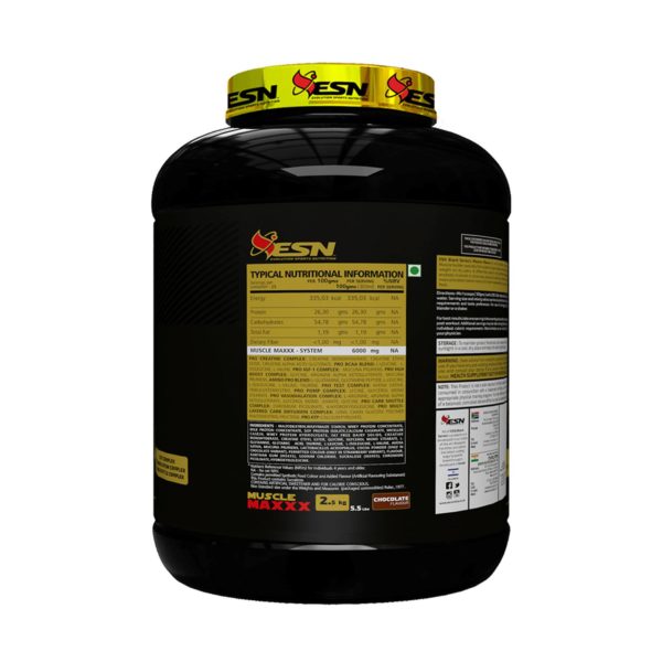 ESN Black Series Muscle Maxxx Chocolate Flavour 5.5 Lbs