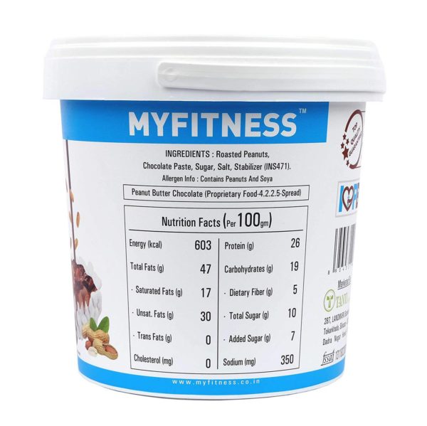 MYFITNESS Chocolate Peanut Butter 1250g (1250g Pack of 2)