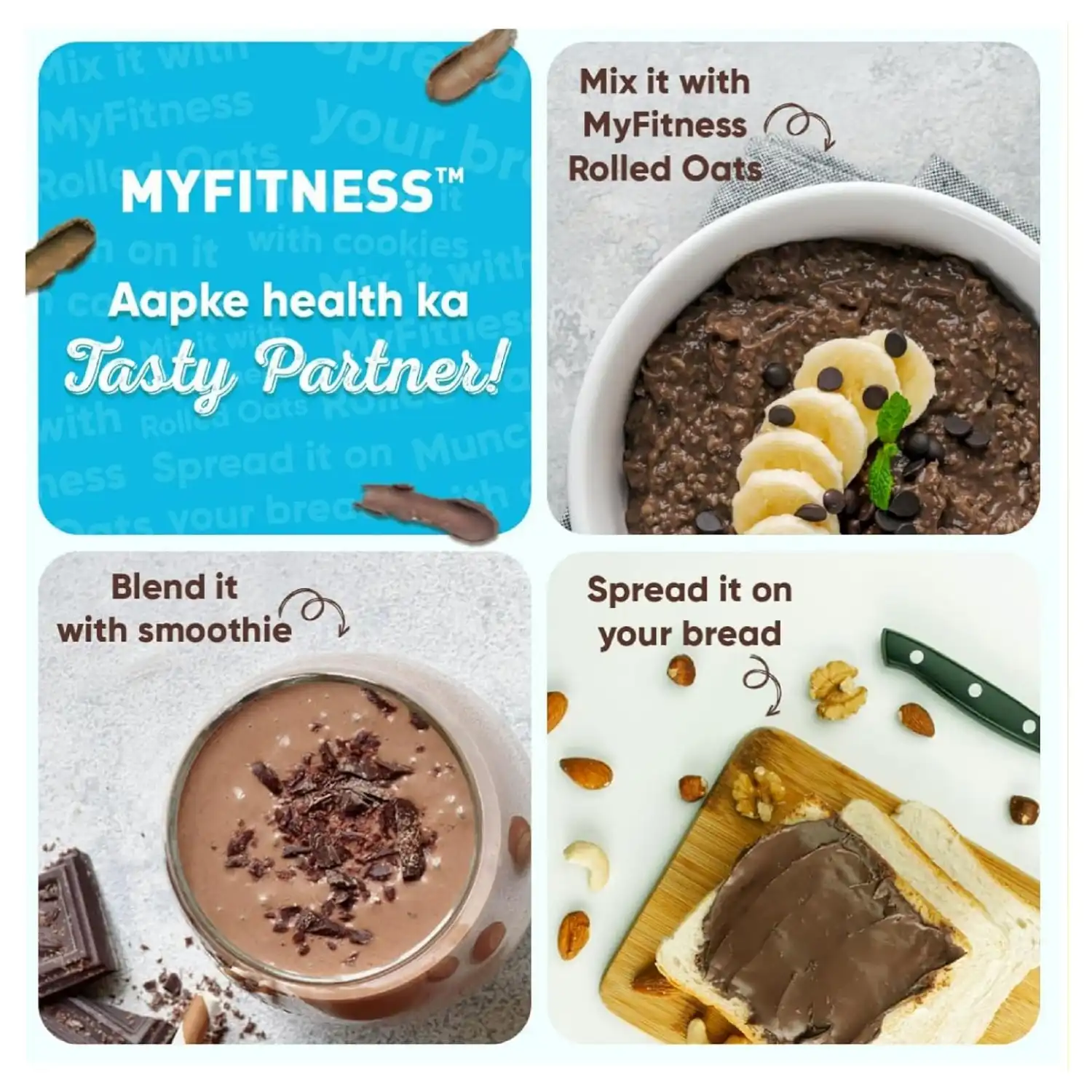 MYFITNESS Chocolate Peanut Butter Smooth 1250g MyFitness Peanut Butter - Chocolate | 28% Protein | Smooth | Chocolate Peanut Butter Spread