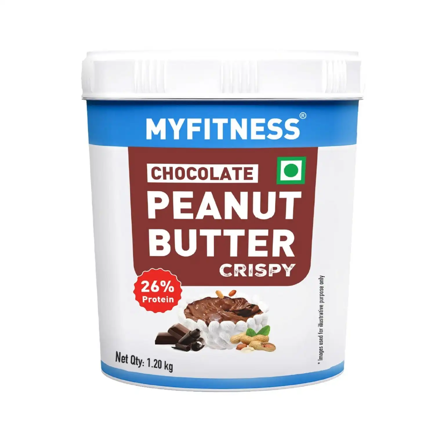 MyFitness Peanut Butter - Chocolate | 28% Protein | Smooth | Chocolate Peanut Butter Spread