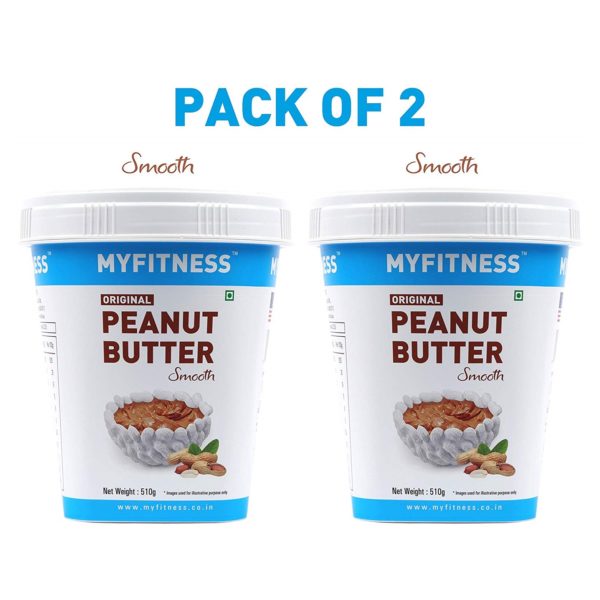 MYFITNESS Peanut Butter Smooth 510g (510g Pack of 2)