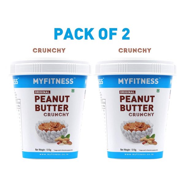 MYFITNESS Peanut Butter Crunchy 510g (510g Pack of 2)