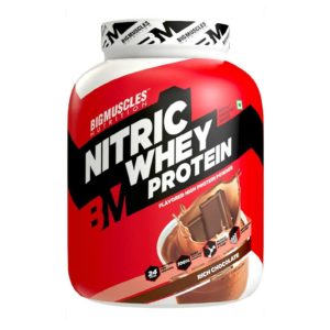 Bigmuscles Nutrition Nitric Whey Protein 4.4 Lbs (Rich Chocolate)