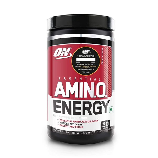 Optimum Nutrition(ON) Amino Energy 270g, 30 Serving (Fruit Fusion)