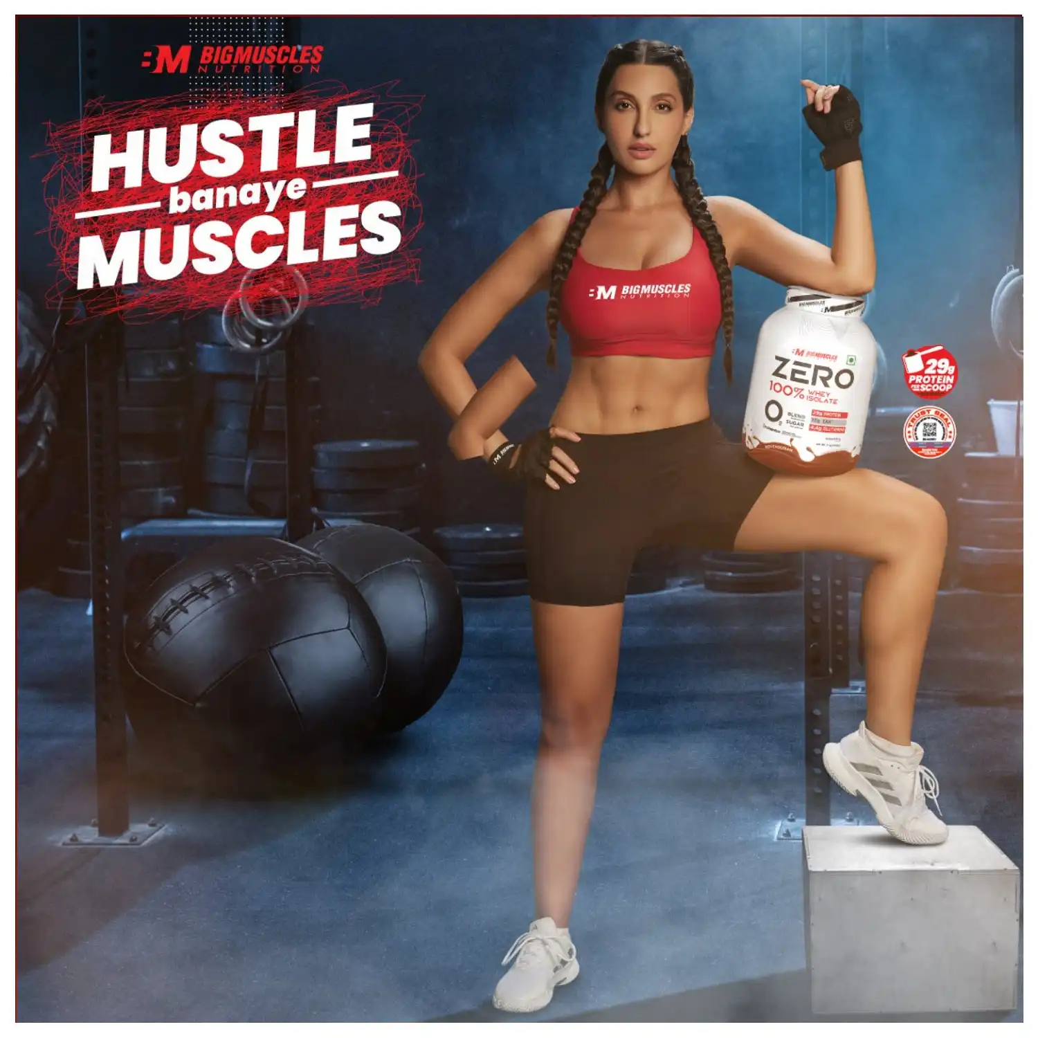 Bigmuscles Nutrition Zero Whey Protein Powder from 100% WHEY ISOLATE 2Kg 4.4 Lbs (Rich Chocolate) Zero Whey Protein is an exclusive whey protein made out for all the champions out there.