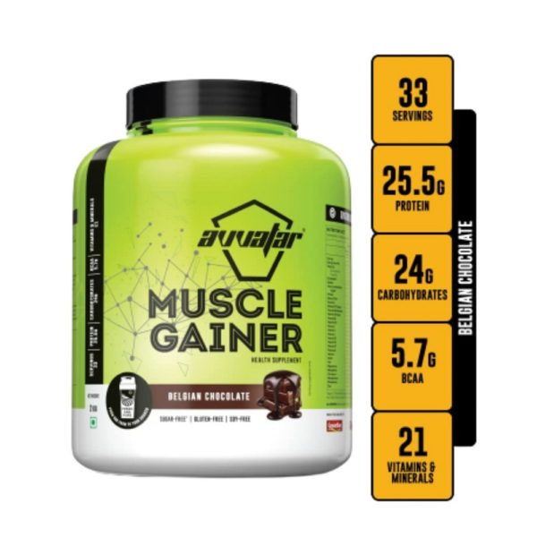 Avvatar Muscle Gainer 2Kg (Belgian Chocolate)