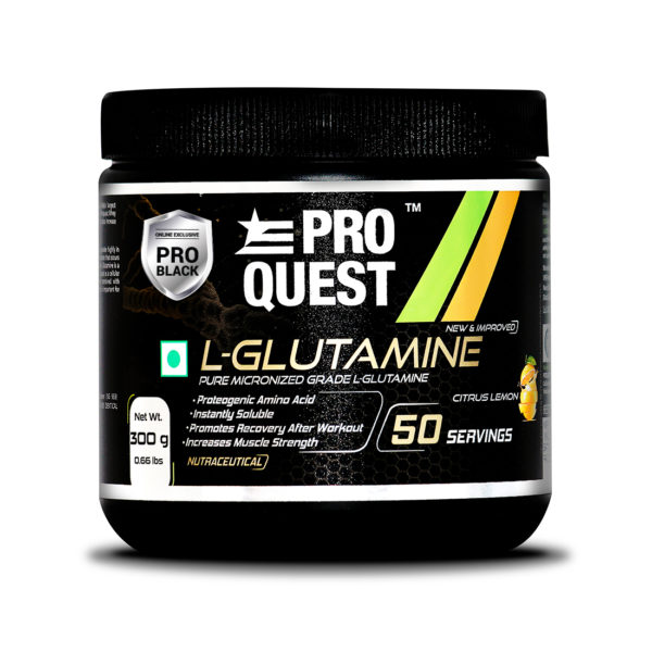 Pro Quest L-Glutamine 50 Servings (Citrus Lemon)