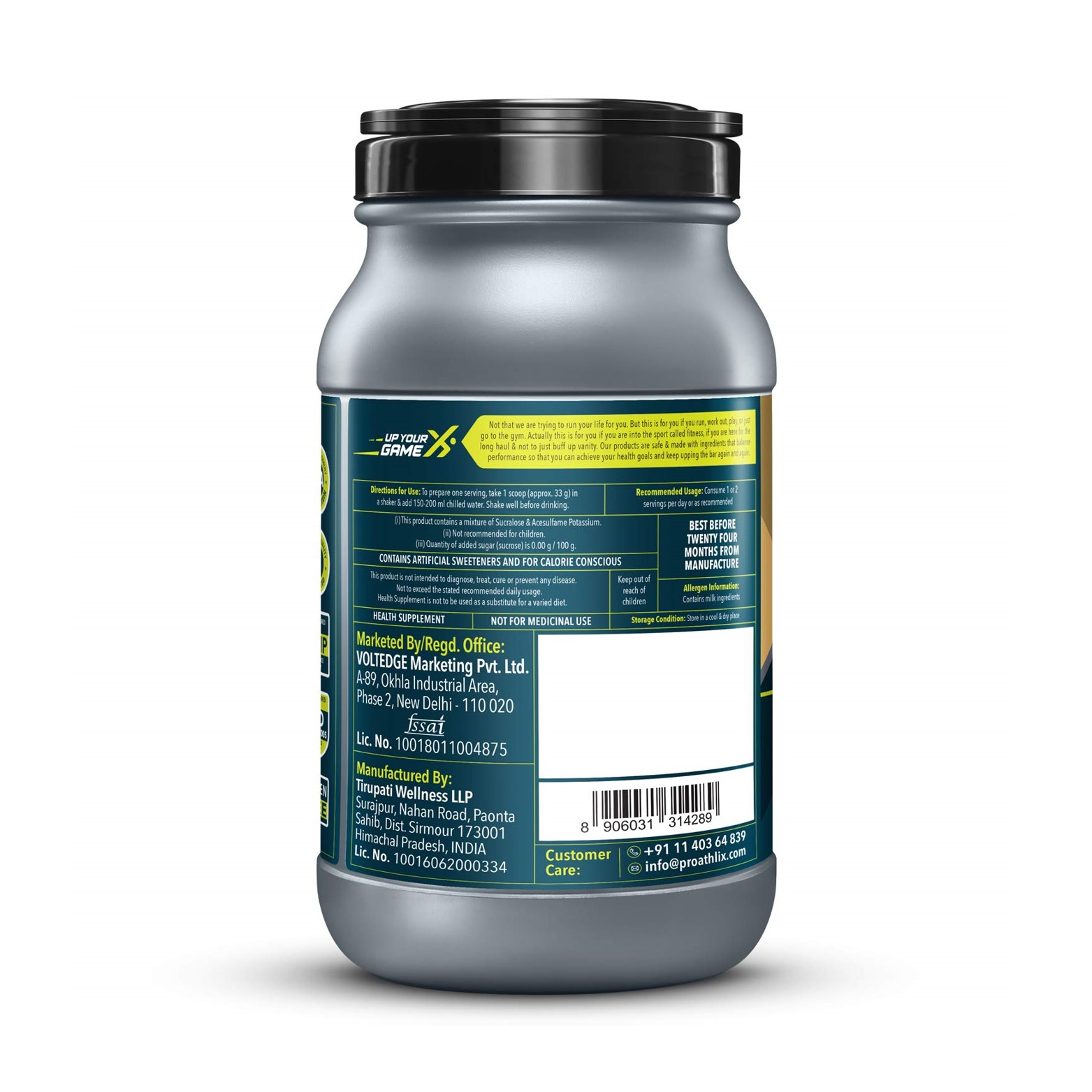 Proathlix Universal Blend Whey Protein 1Kg (Butterscotch)