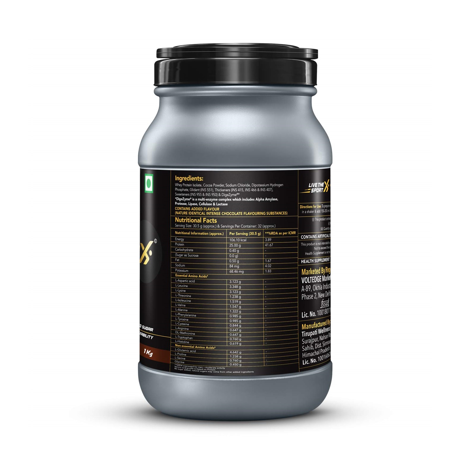 Proathlix Whey Protein Isolate 1Kg (Coffee)