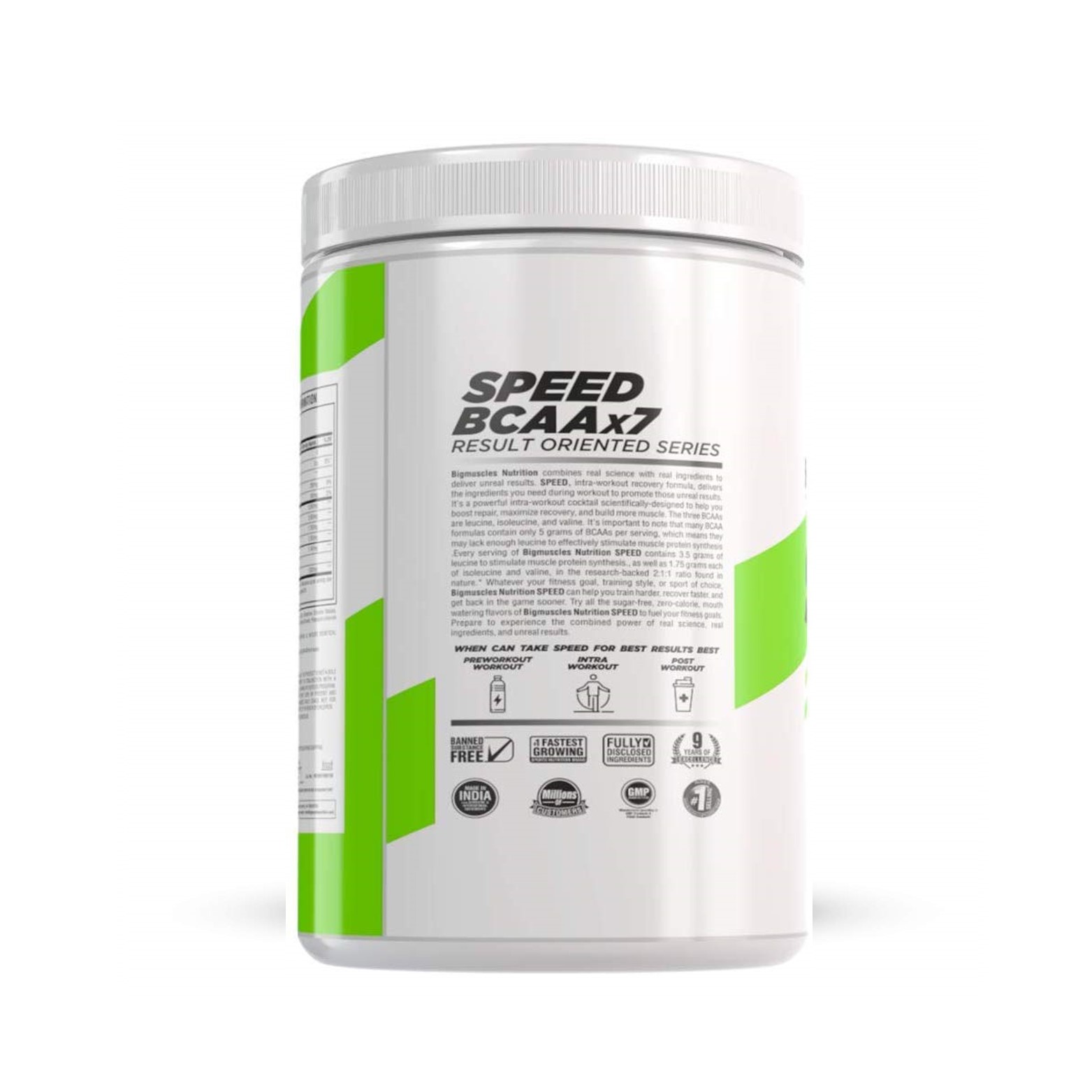Bigmuscles Nutrition Speed BCAAX7 360G|30 Serving (Lychee)