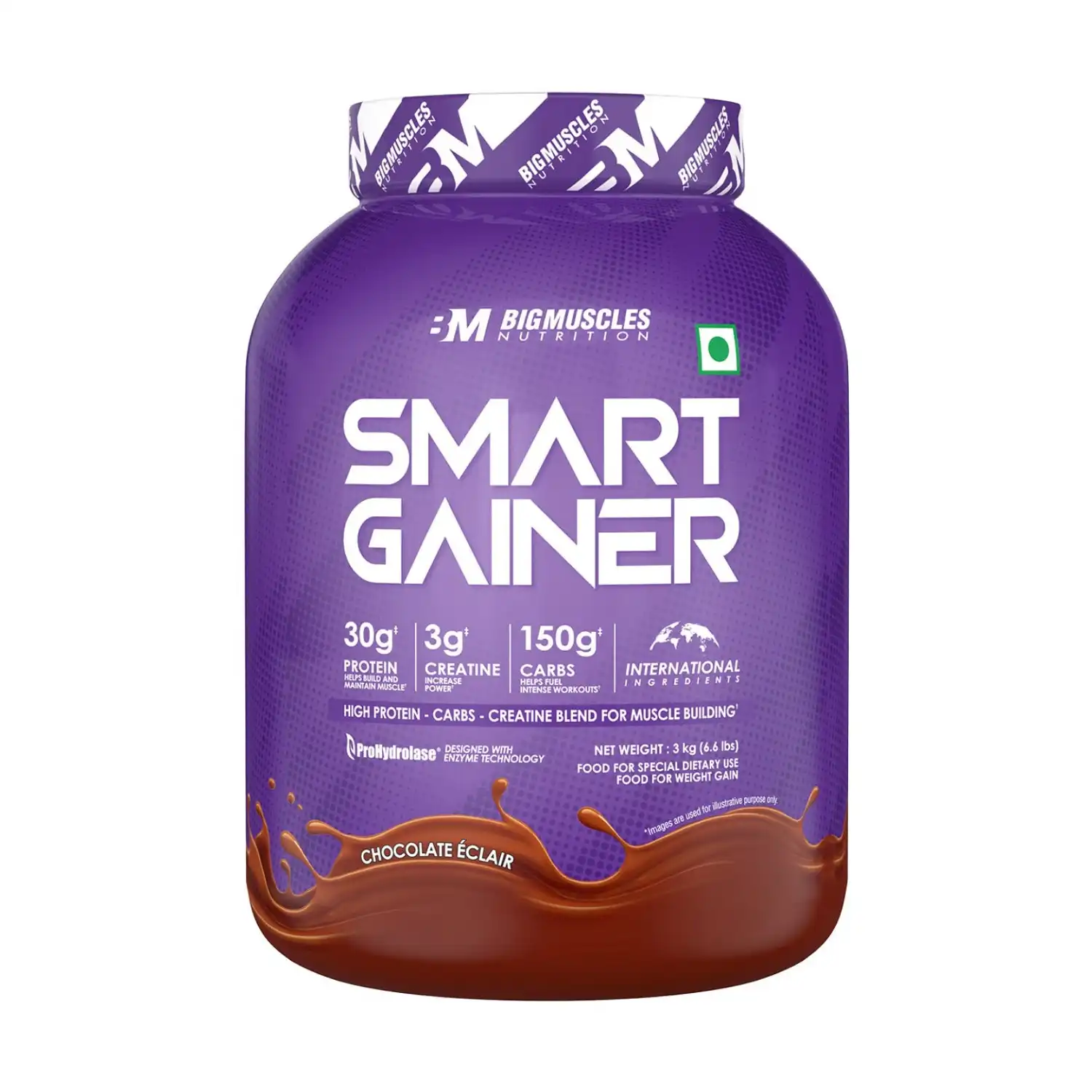 Smart Gainer Premium Protein Carb & Creatine matrix gainer.Muscle growth, strength,Weight Gain & recovery.