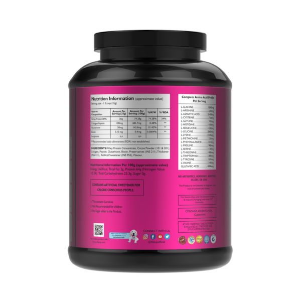 Fitzup Womens Whey Cappuccino 4.4 Lbs