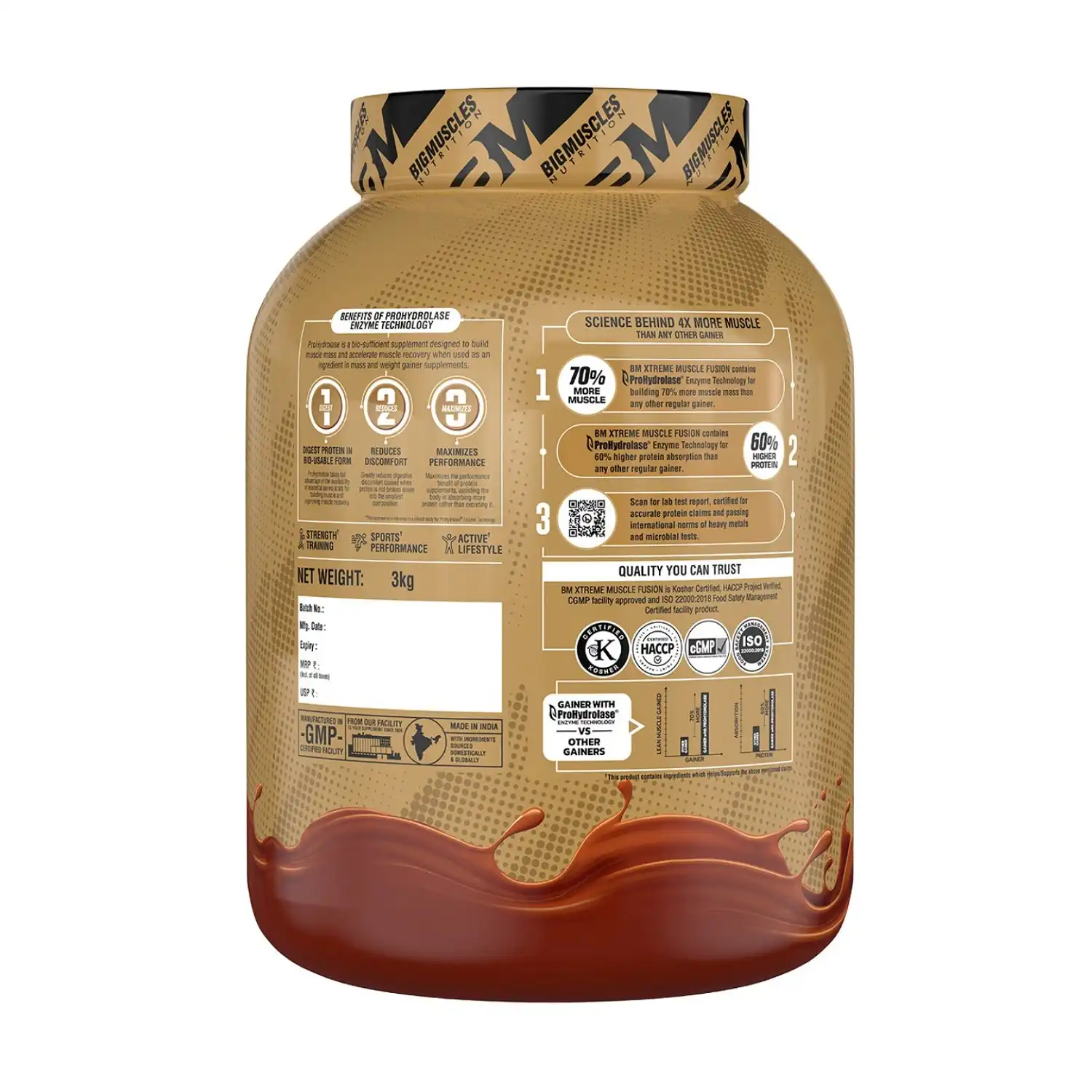 Bigmuscles Nutrition Xtreme Muscle Fusion 6 Lbs (Chocolate Malt) Bigmuscles Nutrition Xtreme Muscle Fusion 6 Lbs (Chocolate Malt)