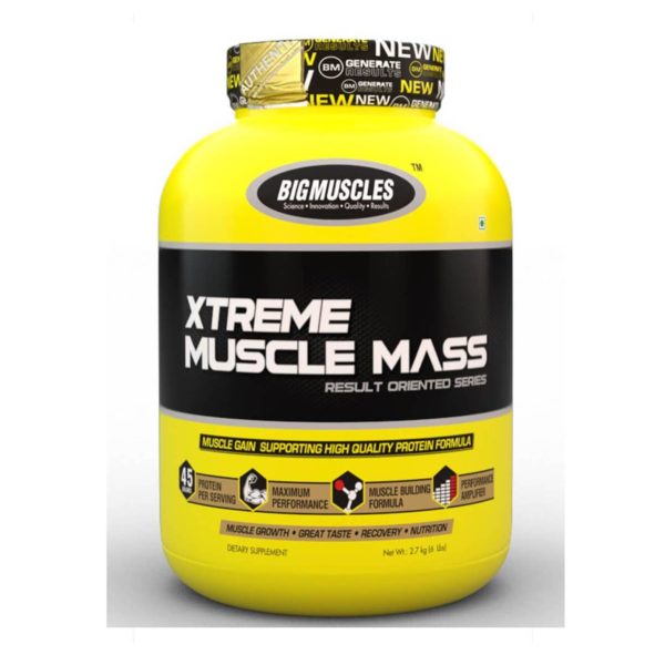 Bigmuscles Nutrition Xtreme Muscle Mass 6 Lbs (Strawberry Twirl)