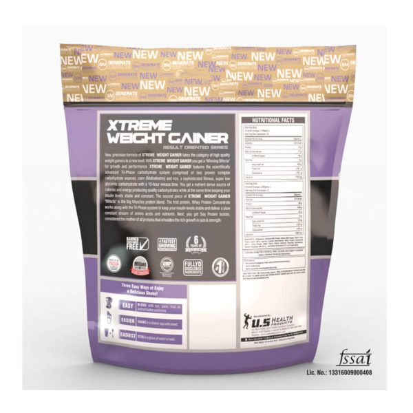 Bigmuscles Nutrition Xtreme Weight Gainer 11 Lbs (Cookie & Cream)
