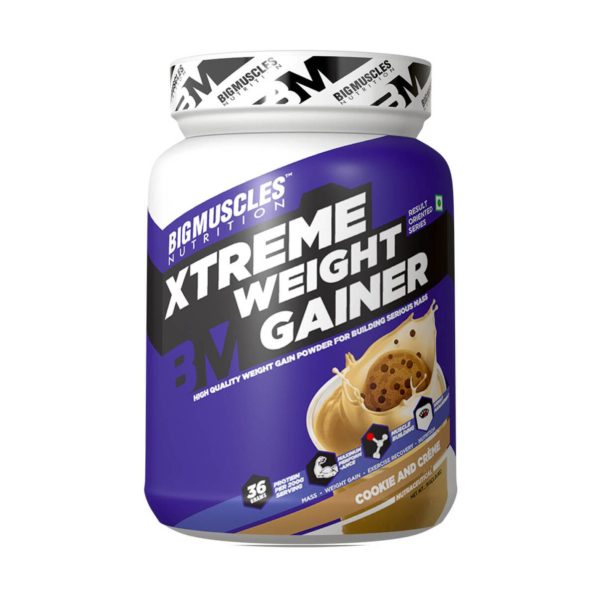 Bigmuscles Nutrition Xtreme Weight Gainer 2.2 Lbs (Cookie & Cream)