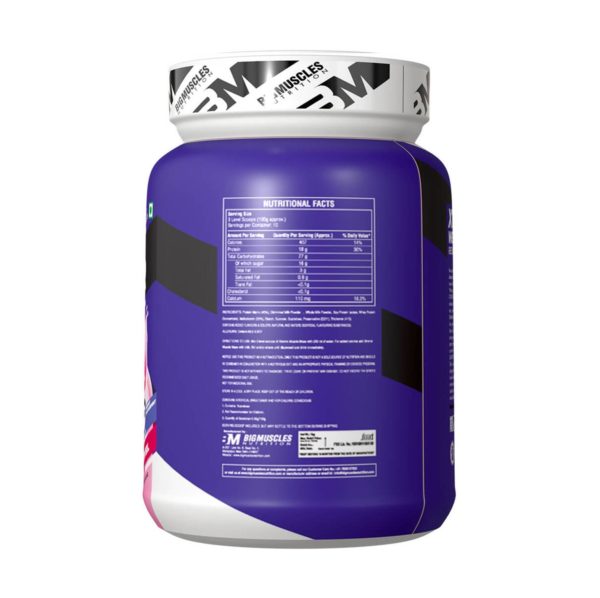 Bigmuscles Nutrition Xtreme Weight Gainer 2.2 Lbs (Strawberry Twirl)