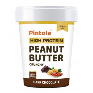 Pintola High Protein Peanut Butter 1Kg Crunchy (Dark Chocolate) 4