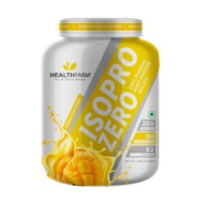 Healthfarm Isopro Zero 100% Whey Isolate Protein 2kg 4.4Lbs (Mango Smoothie)