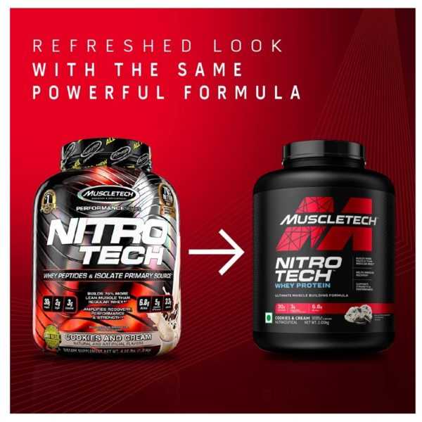 Muscletech Performance Series Nitrotech Whey Protein 2Kg (Cookies & Cream)