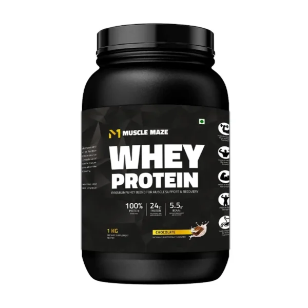 MuscleMaze Whey Protein 1Kg (Chocolate)