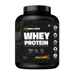 MuscleMaze Whey Protein 2Kg (Strawberry)