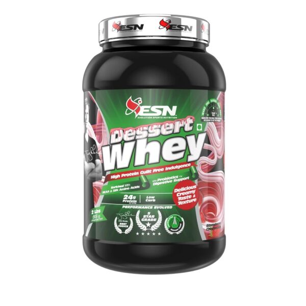 ESN Lifestyle Dessert Whey 2 Lbs 908gm (Strawberry)