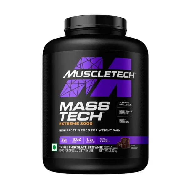 Muscletech Mass-Tech Extreme 2000 3Kg (Triple Chocolate Brownie)