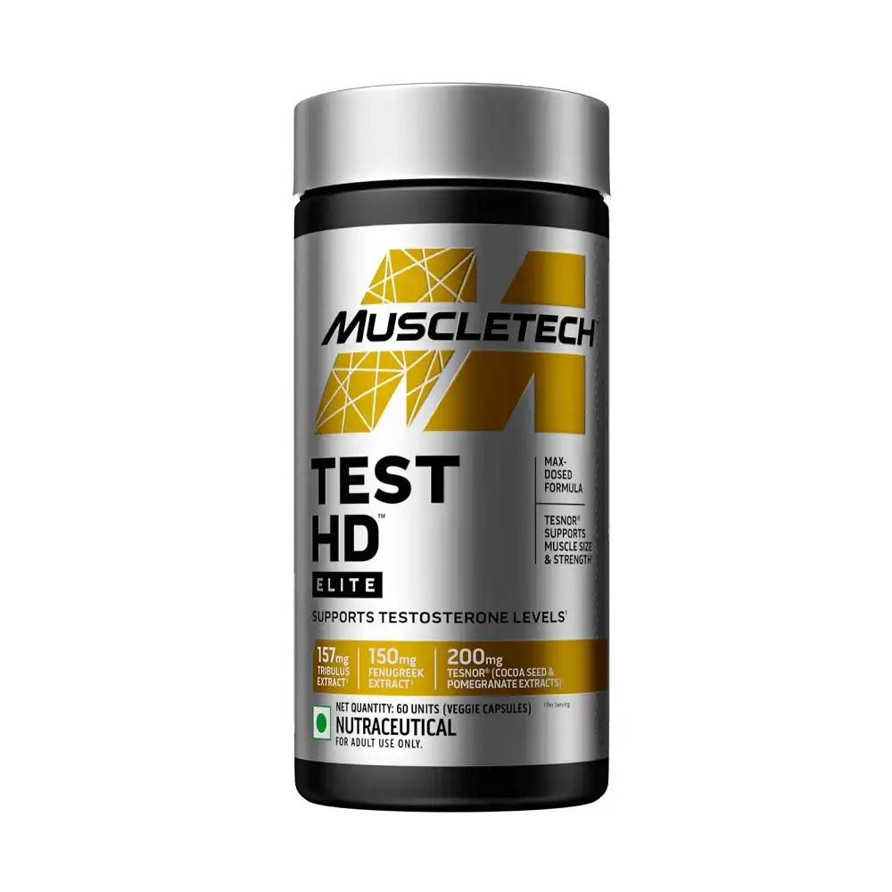 Muscletech Test HD Elite Testosterone Boosters Men (60 Capsules)