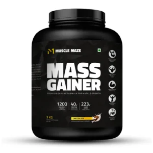 MuscleMaze Mass Gainer 3kg (Chocolate)