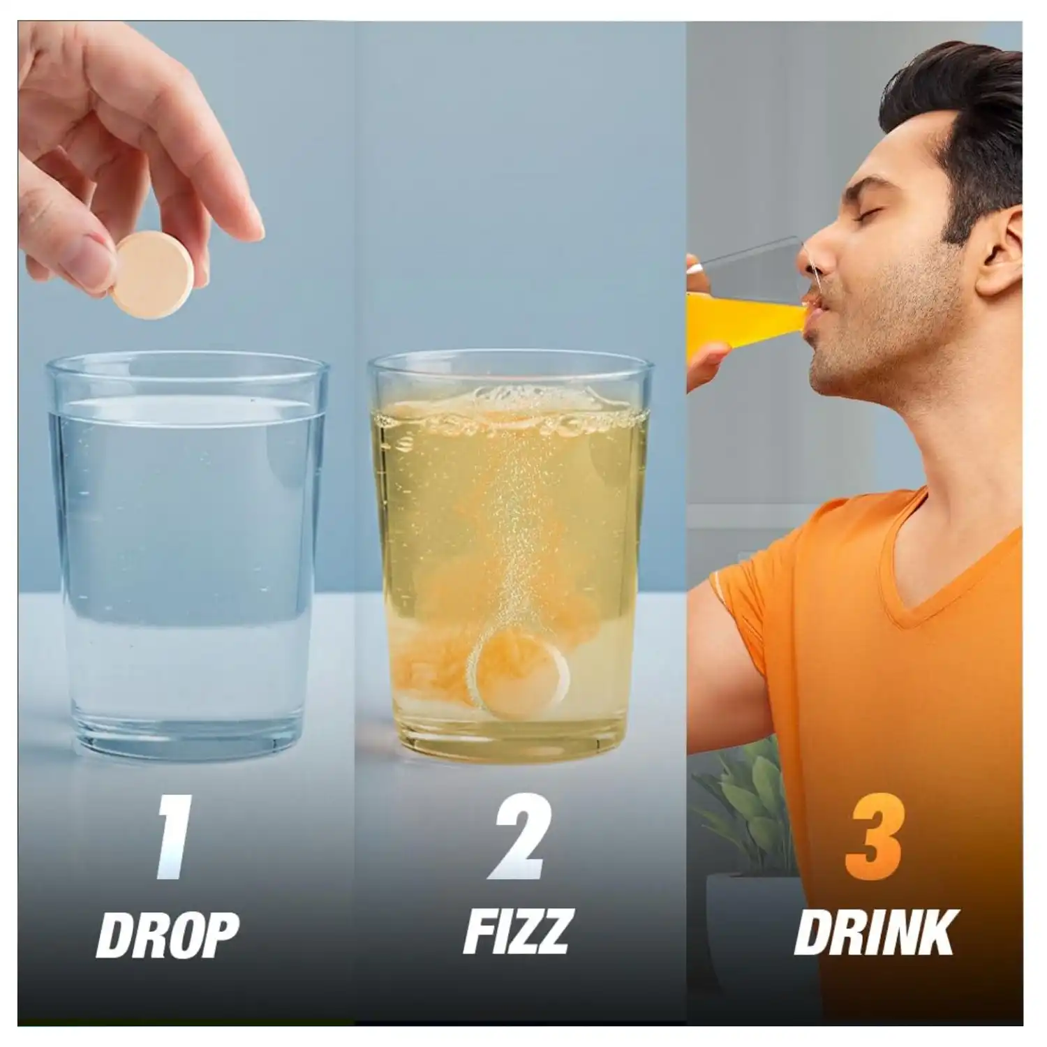 Fast&Up Reload Low Sugar Instant Hydration Drink Mango 20 tablets (5 Litres) Added Vitamin C and B12 helps combat fatigue and keeps you energized throughout the day